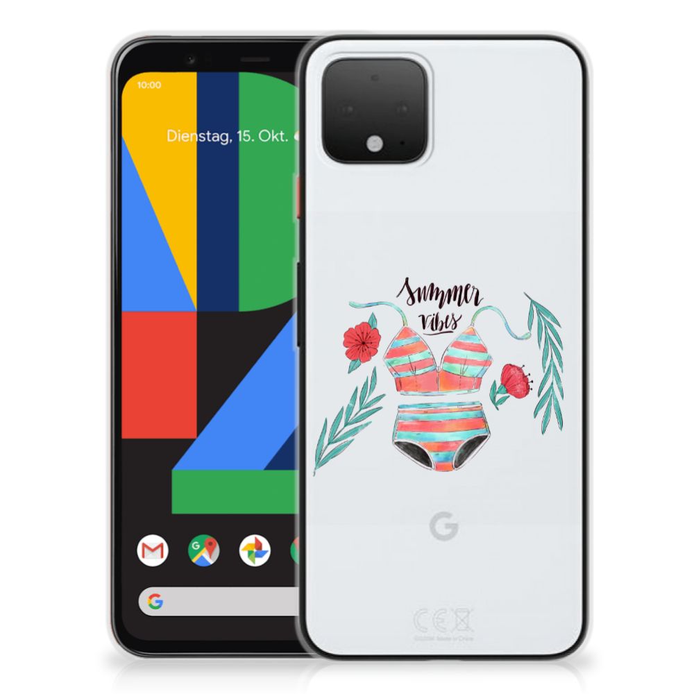 Google Pixel 4 Telefoonhoesje met Naam Boho Summer