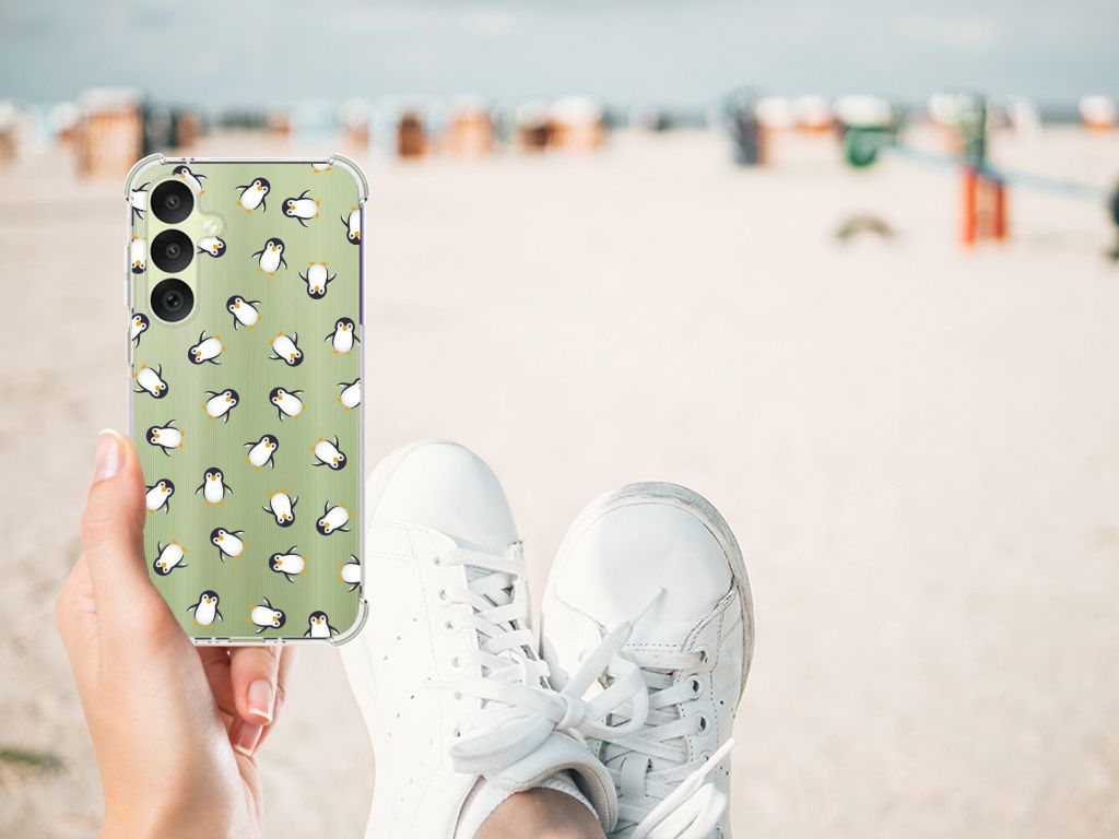 Doorzichtige Silicone Hoesje voor Samsung Galaxy A35 Pinguïn B2C Telecom