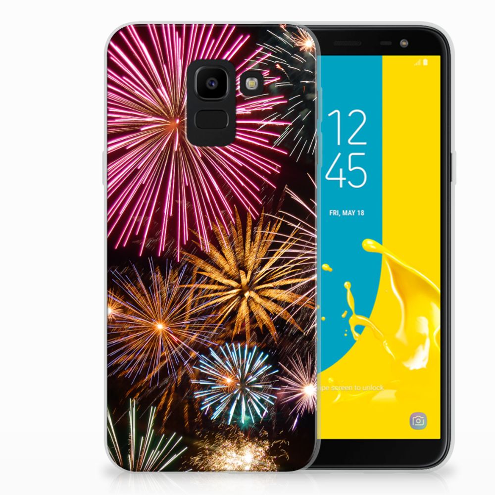 Samsung Galaxy J6 2018 Silicone Back Cover Vuurwerk