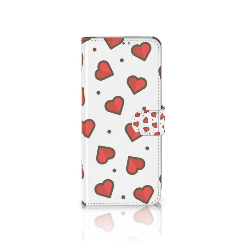 Motorola G8 Power Lite Telefoon Hoesje Hearts
