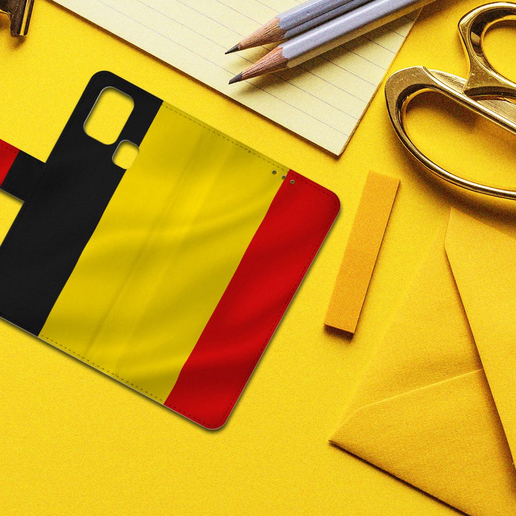 Samsung Galaxy M31 Bookstyle Case Belgische Vlag