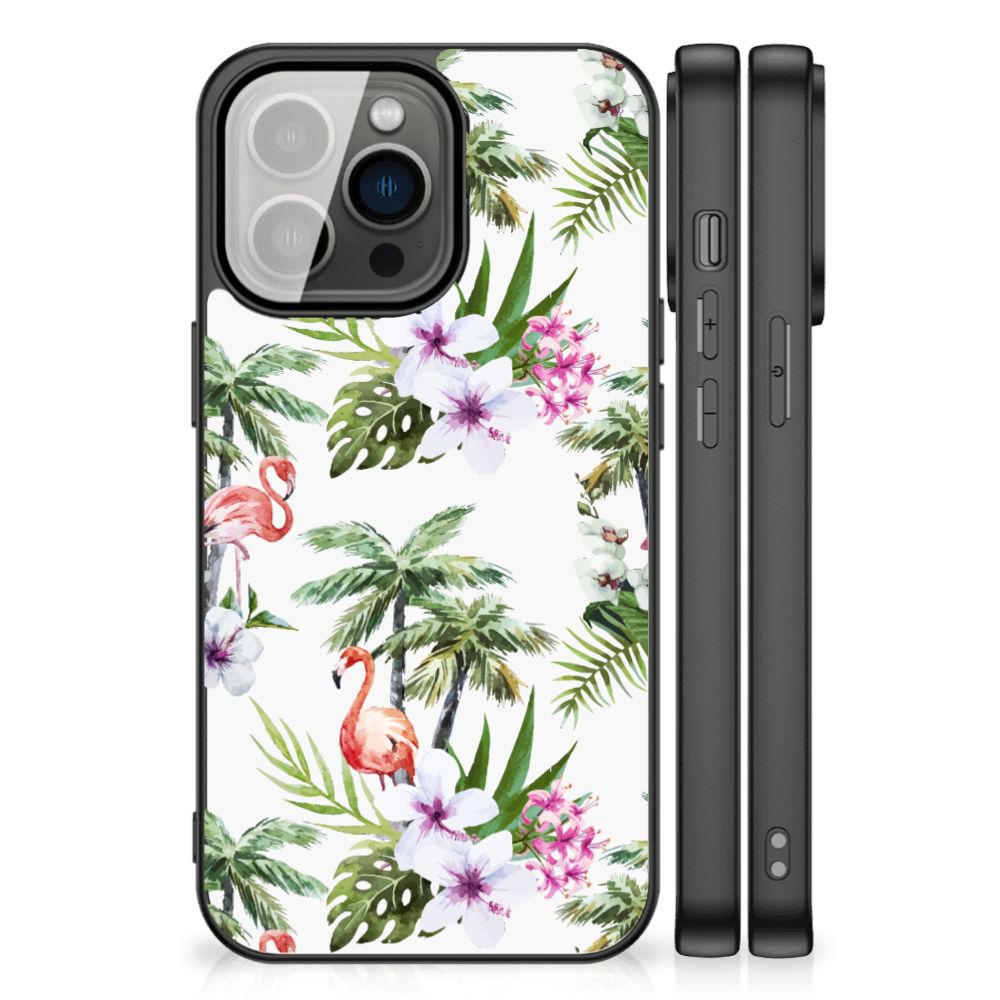 iPhone 13 Pro Dierenprint Telefoonhoesje Flamingo Palms B2C Telecom