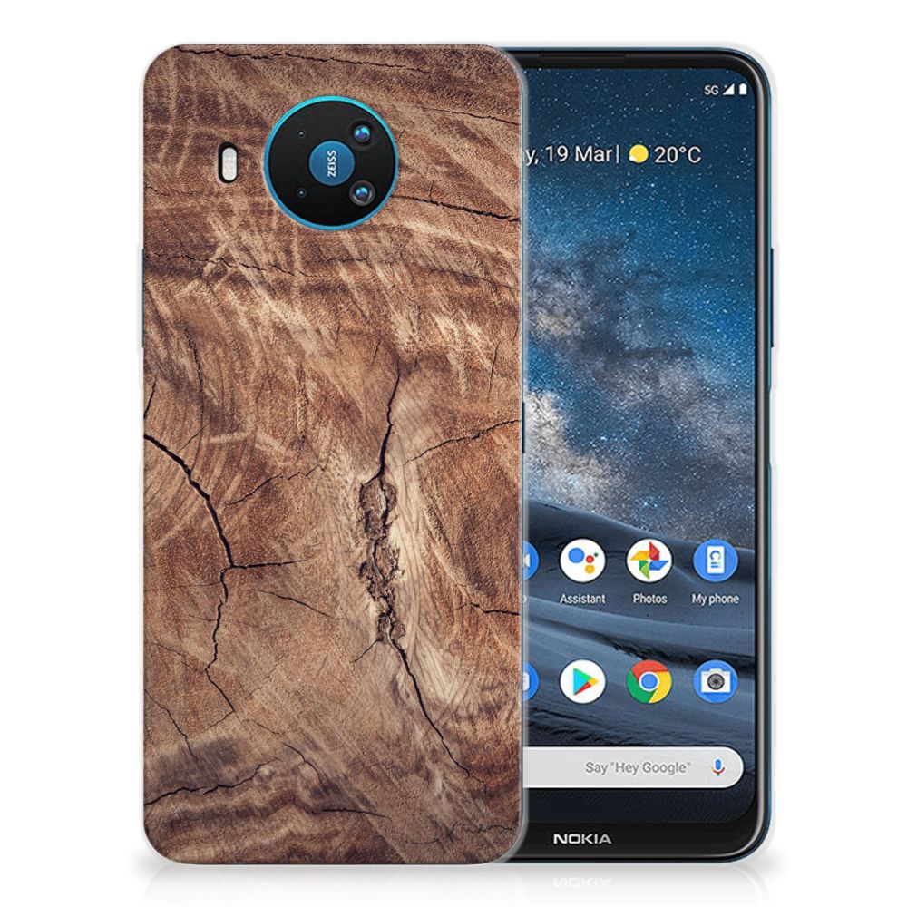 Nokia 8.3 Bumper Hoesje Tree Trunk