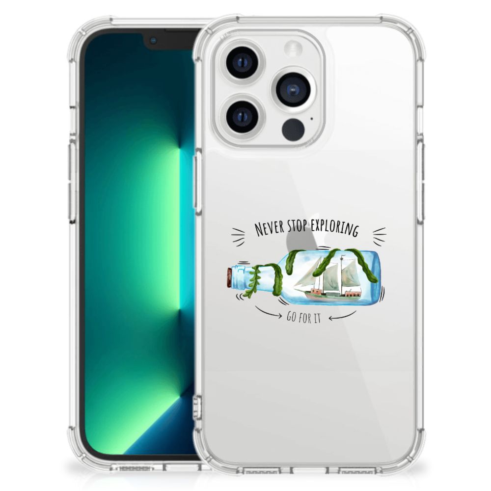 iPhone 13 Pro Max Stevig Bumper Hoesje Boho Bottle - B2C Telecom