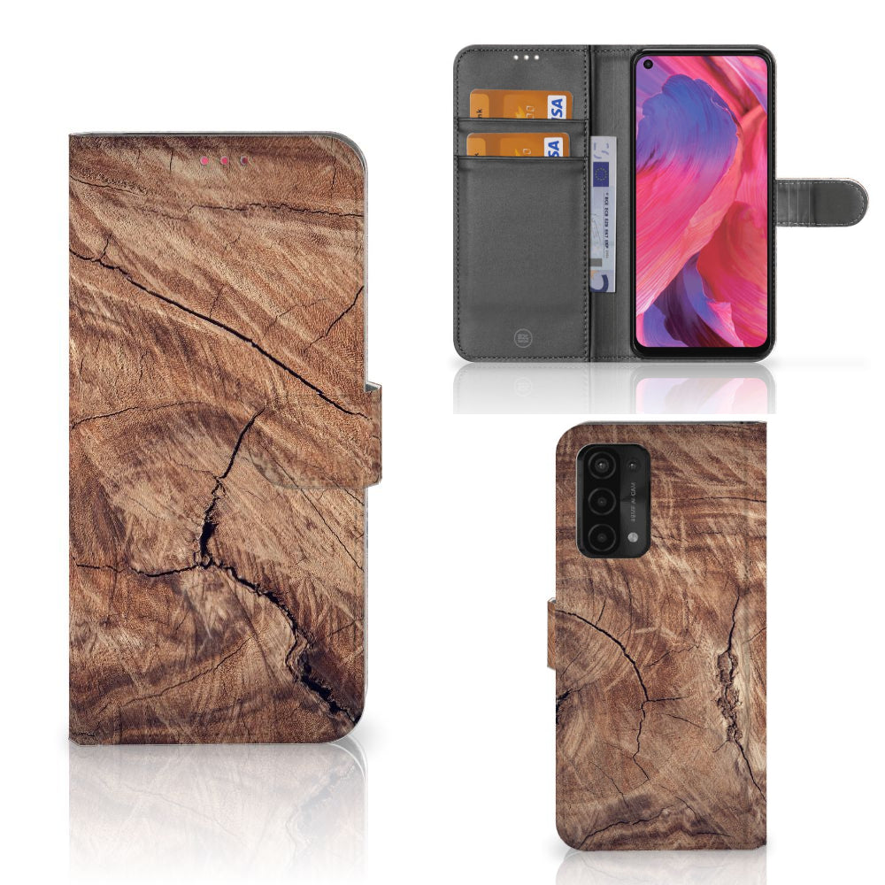 OPPO A54 5G | A74 5G | A93 5G Book Style Case Tree Trunk