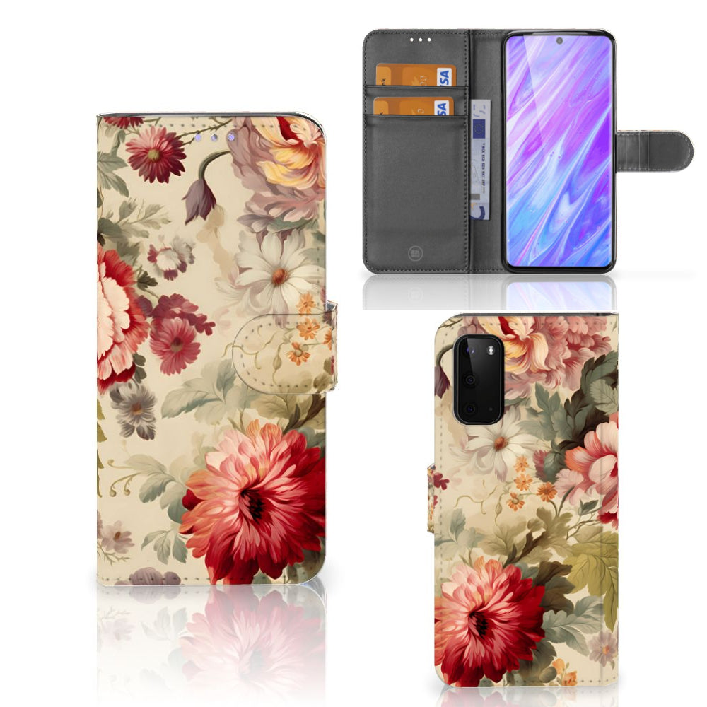 Hoesje voor Samsung Galaxy S20 Bloemen