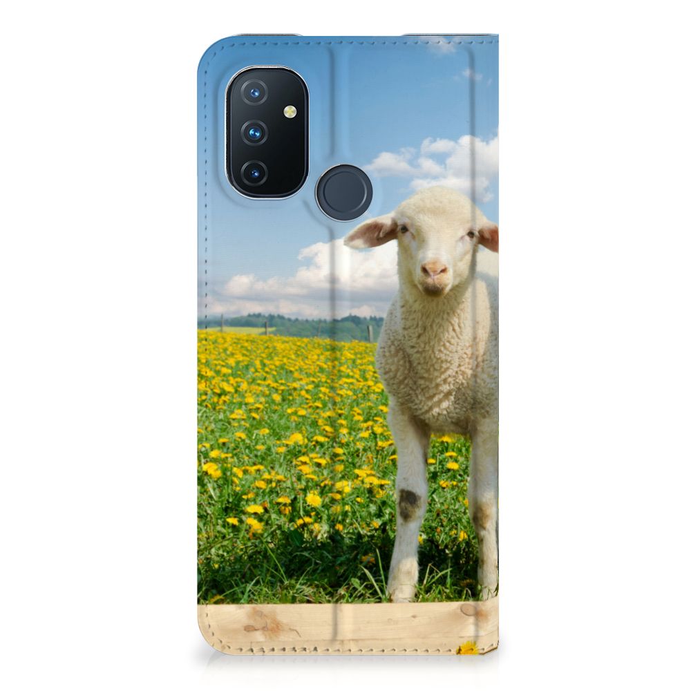 OnePlus Nord N100 Hoesje maken Schaap en Lammetje - B2C Telecom