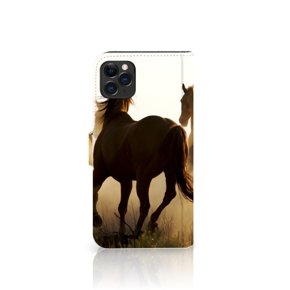 Apple iPhone 11 Pro Max Telefoonhoesje met Pasjes Design Cowboy