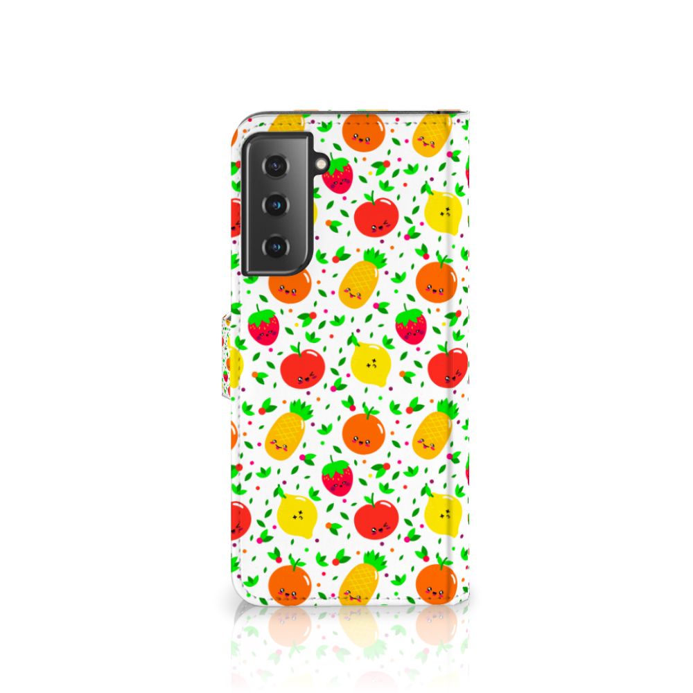 Samsung Galaxy S21 Plus Book Cover Fruits