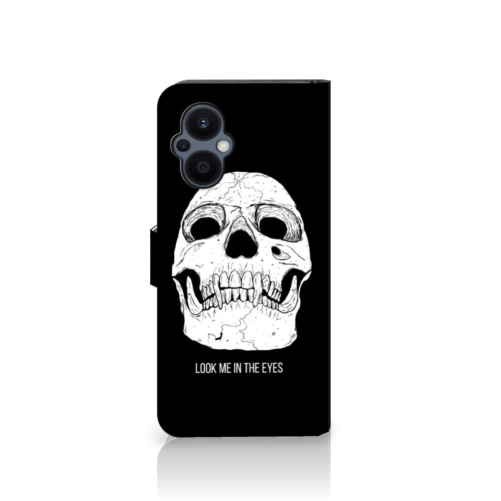 Telefoonhoesje met Naam OPPO Reno 8 Lite | OnePlus Nord N20 Skull Eyes