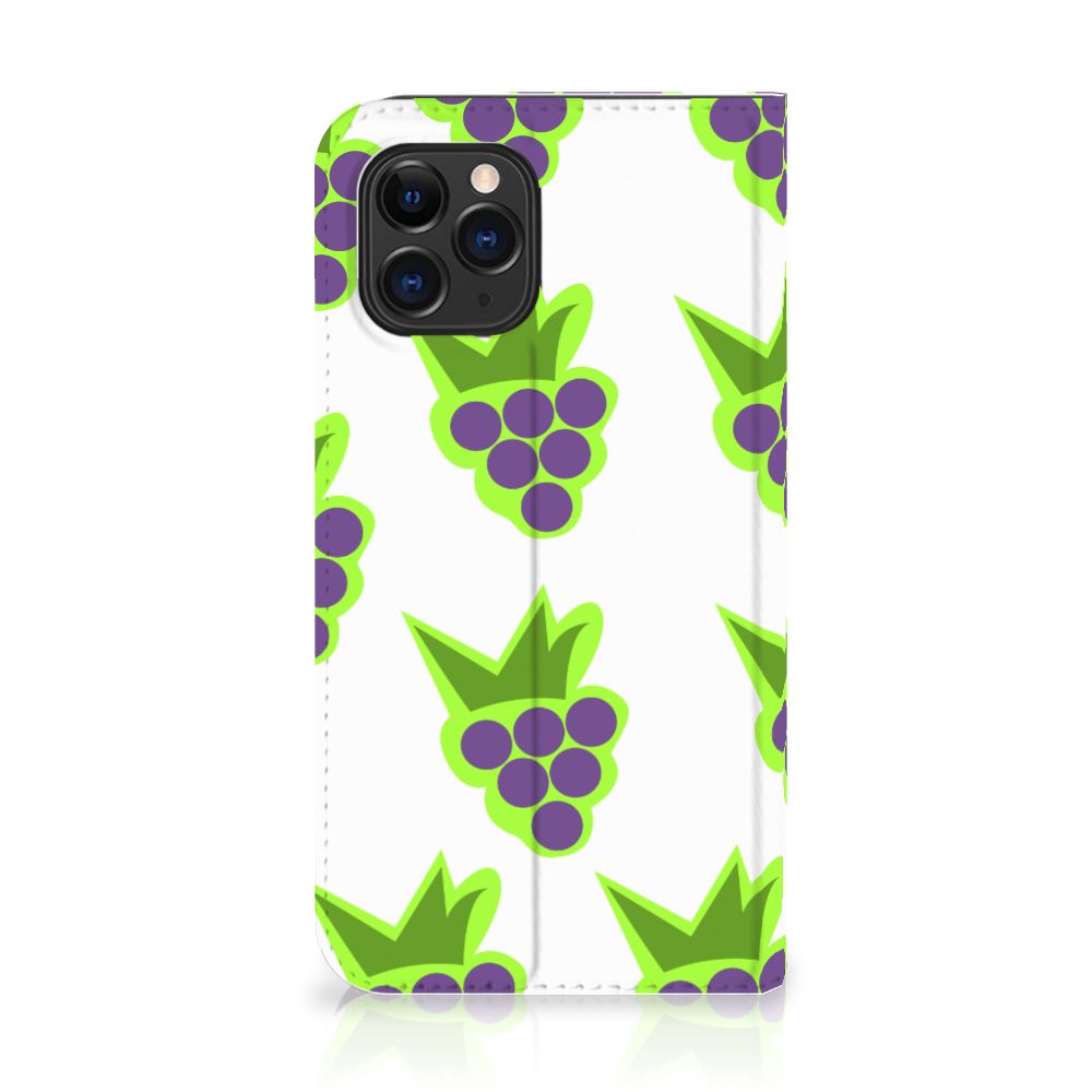 Apple iPhone 11 Pro Flip Style Cover Druiven