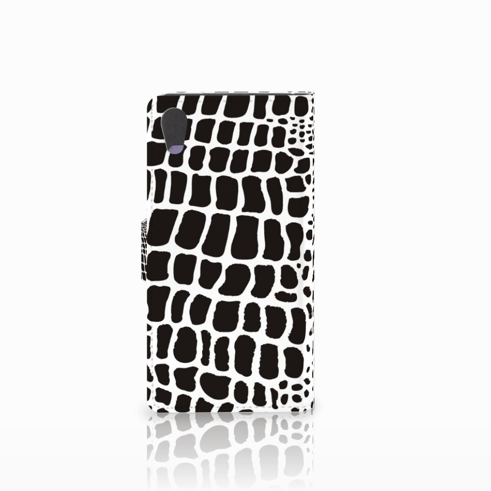 Sony Xperia XA1 Telefoonhoesje met Pasjes Slangenprint