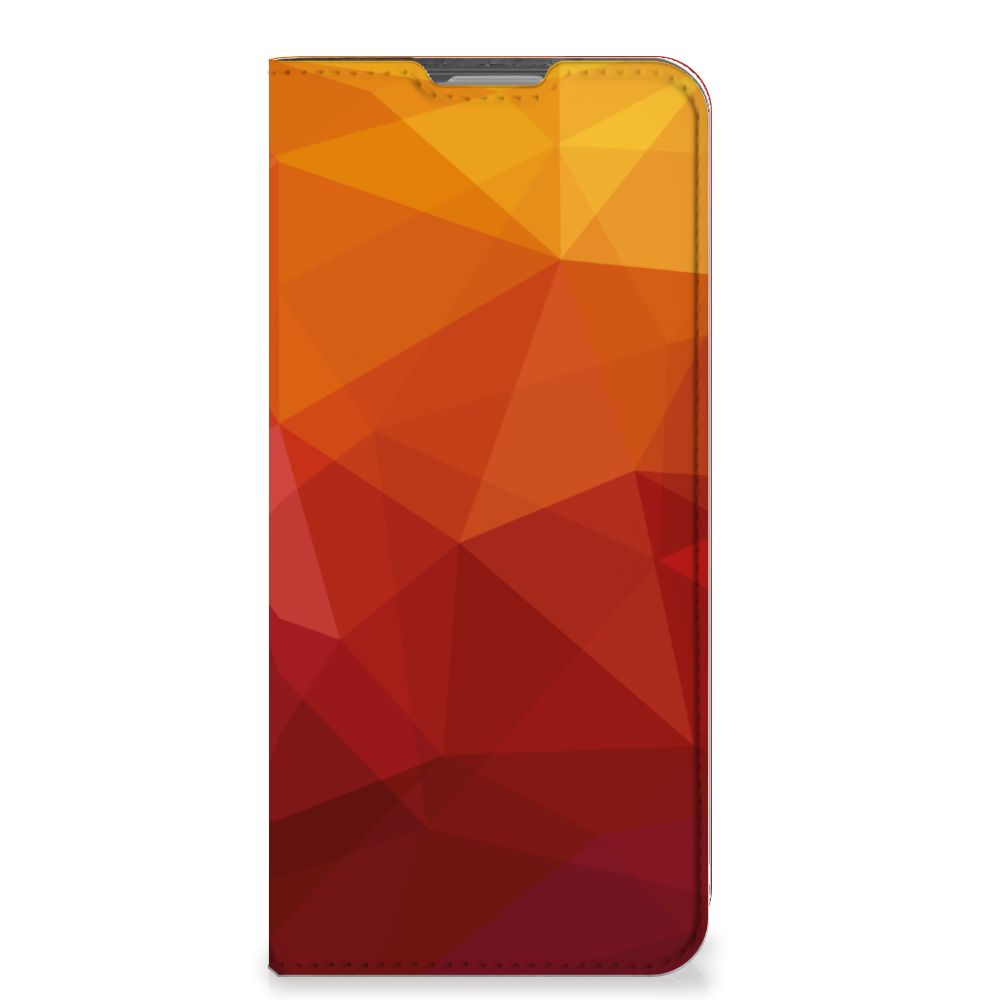 Stand Case voor OPPO Reno8 Lite Polygon Red - B2C Telecom