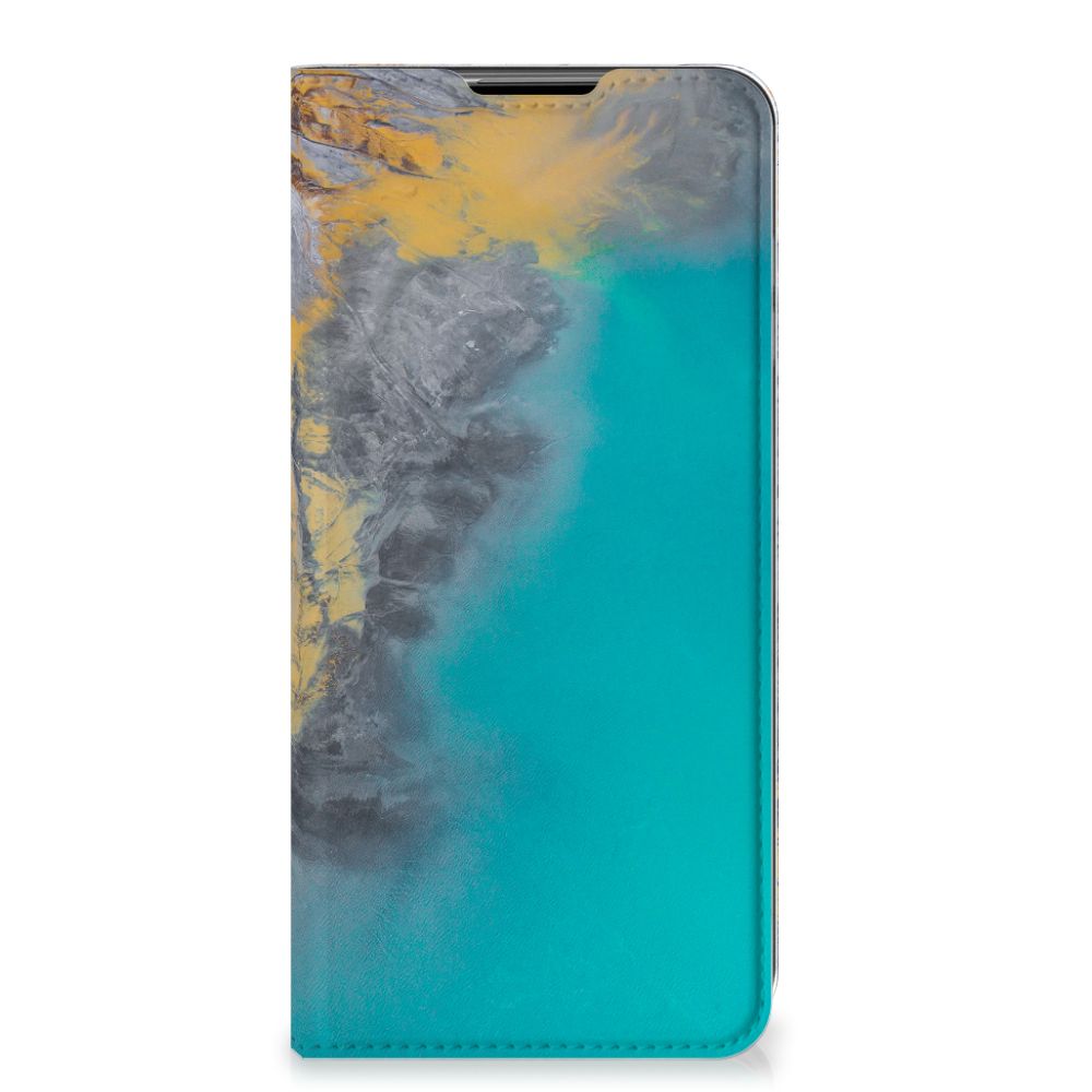Samsung Galaxy A32 5G Standcase Marble Blue Gold - B2C Telecom