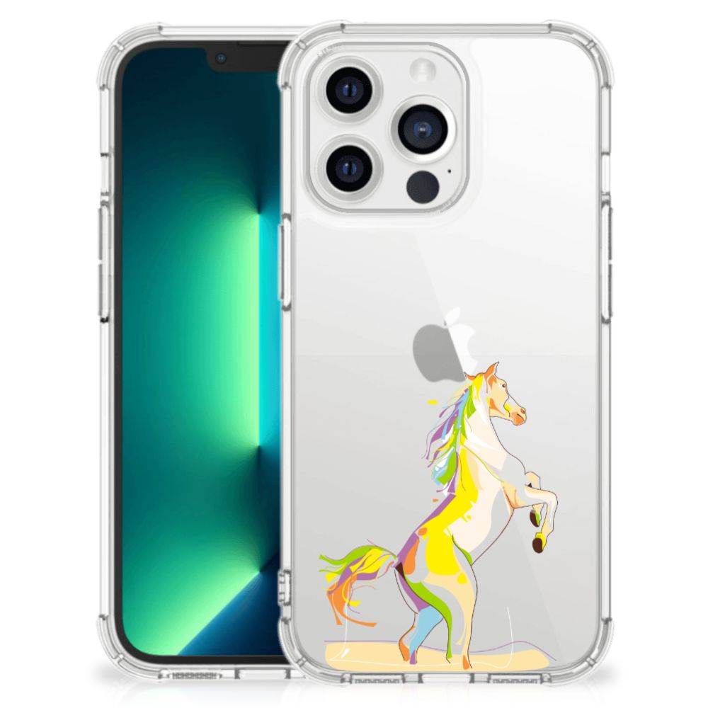 iPhone 13 Pro Max Stevig Bumper Hoesje Horse Color - B2C Telecom