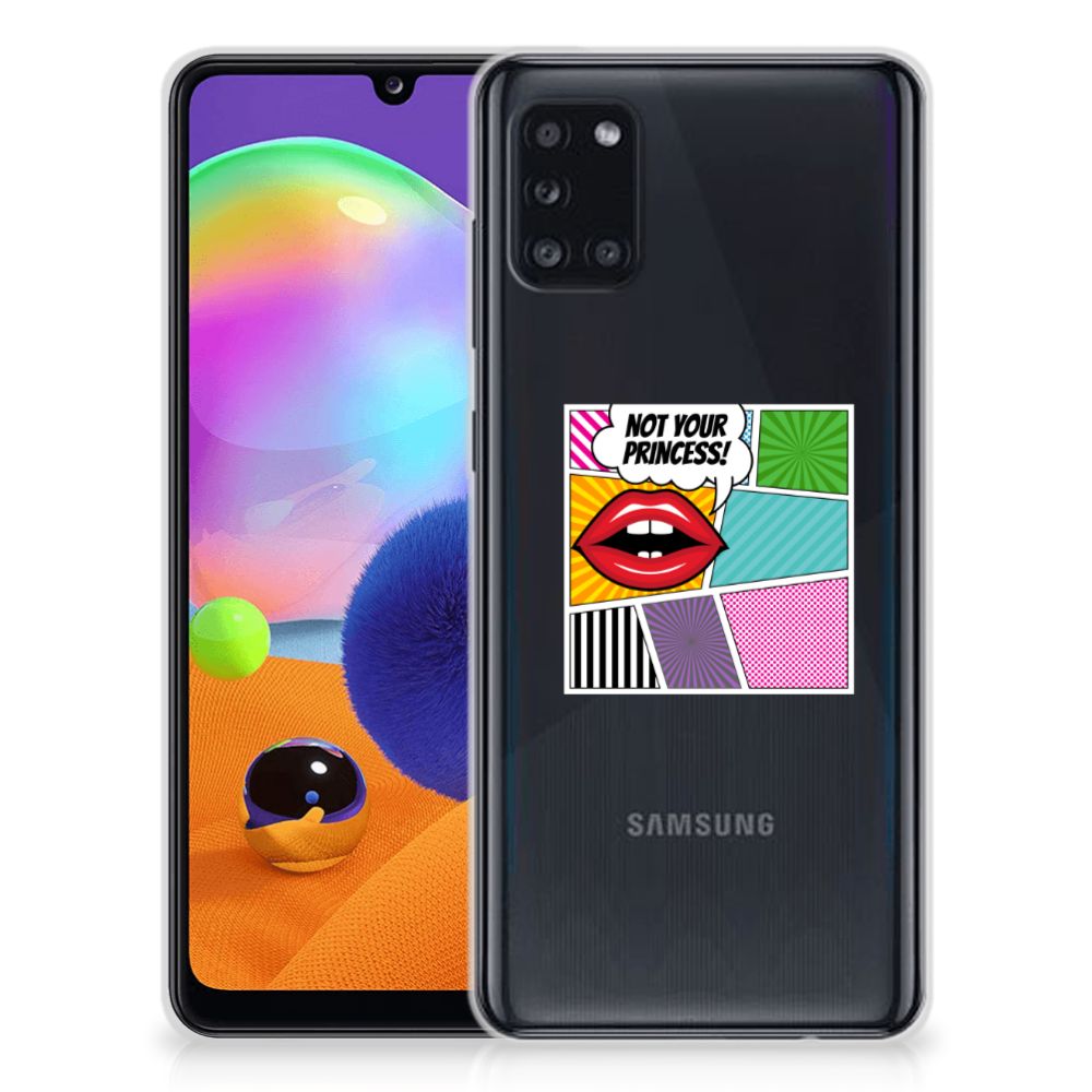 Samsung Galaxy A31 Silicone Back Cover Popart Princess B2C Telecom