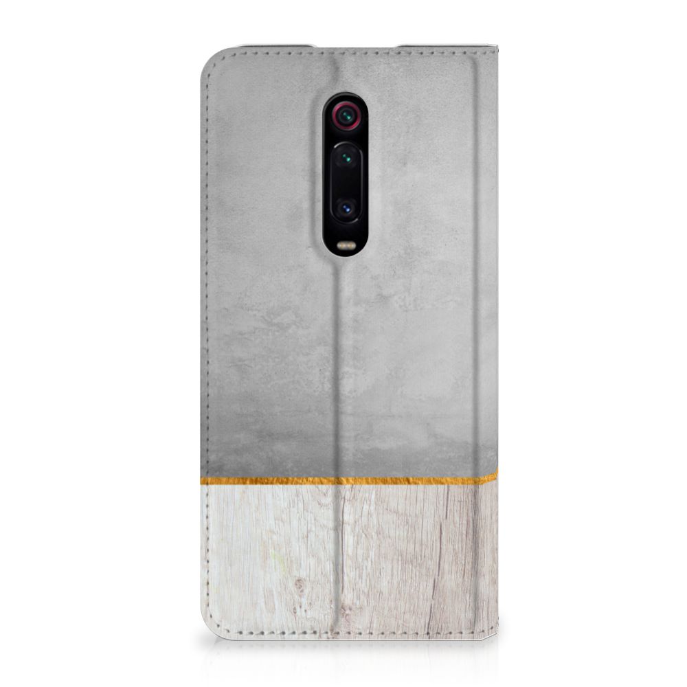 Xiaomi Redmi K20 Pro Book Wallet Case Wood Concrete - B2C Telecom