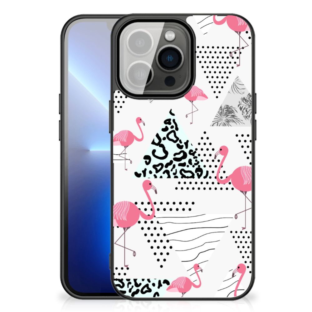iPhone 13 Pro Max Dierenprint Telefoonhoesje Flamingo Triangle B2C Telecom