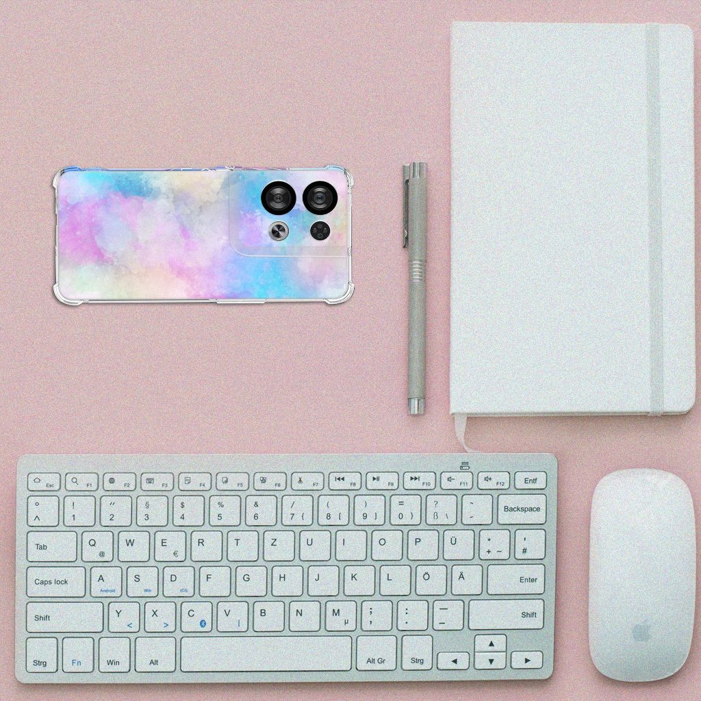 Back Cover OPPO Reno8 Watercolor Light B2C Telecom