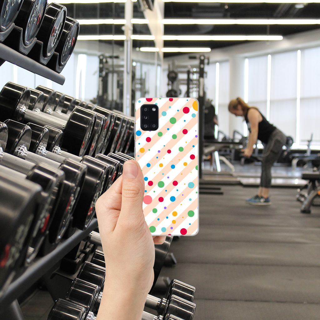 Samsung Galaxy A31 TPU bumper Dots B2C Telecom