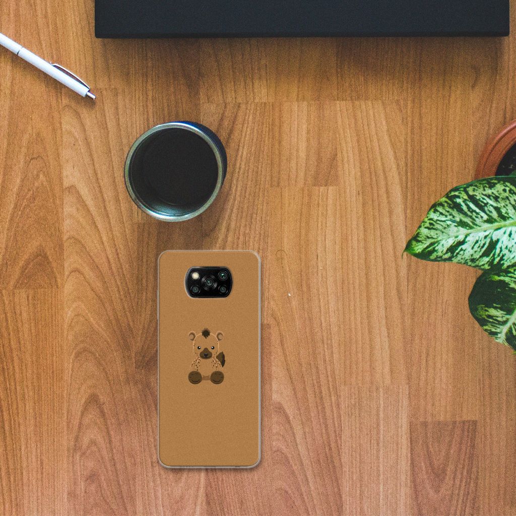 Xiaomi Poco X3 | Poco X3 Pro Telefoonhoesje met Naam Baby Hyena B2C Telecom