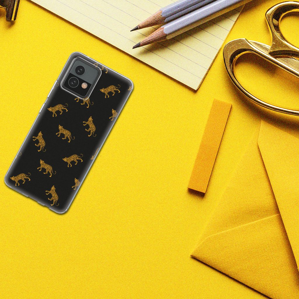 TPU Hoesje voor Motorola Moto G72 Leopards B2C Telecom