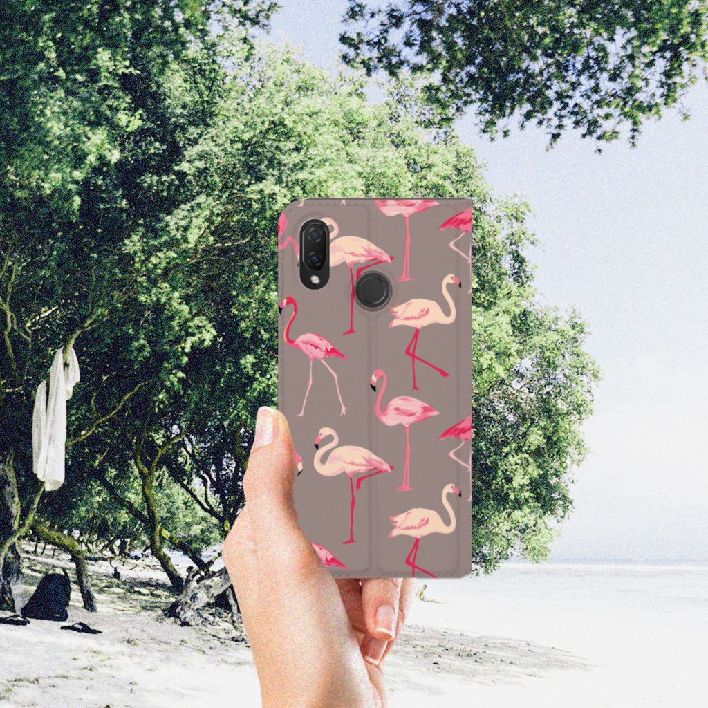 Huawei P Smart Plus Hoesje maken Flamingo