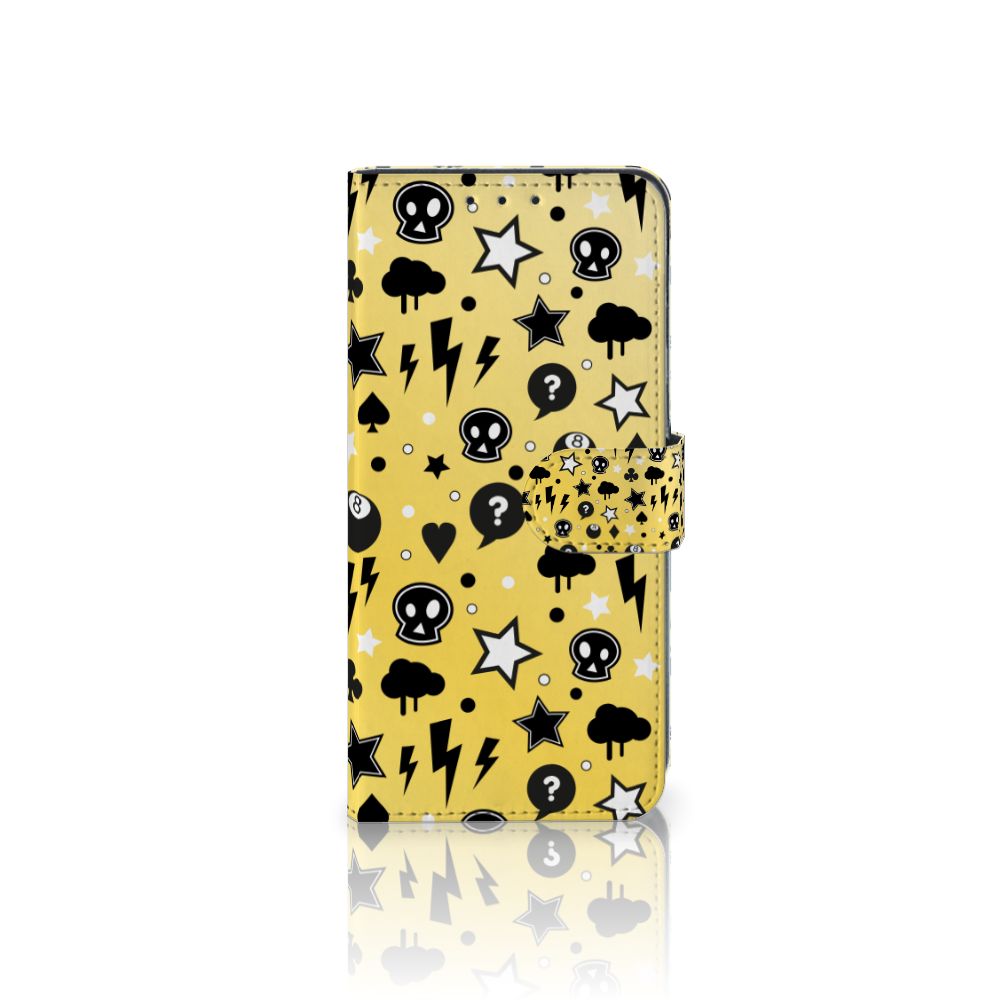 Telefoonhoesje met Naam Alcatel 1S 2020 Punk Geel