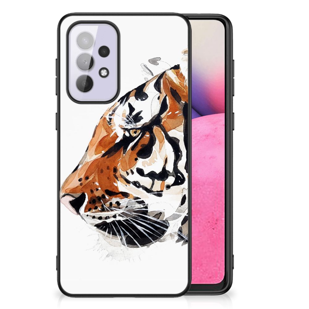 Kleurrijke Telefoonhoesje Samsung Galaxy A33 5G Watercolor Tiger B2C Telecom