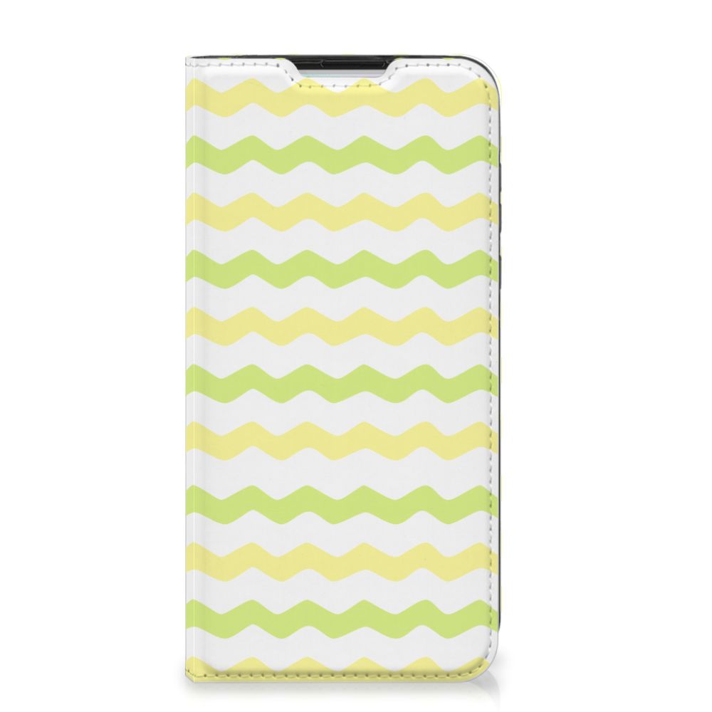 Motorola Moto G8 Power Hoesje met Magneet Waves Yellow - B2C Telecom