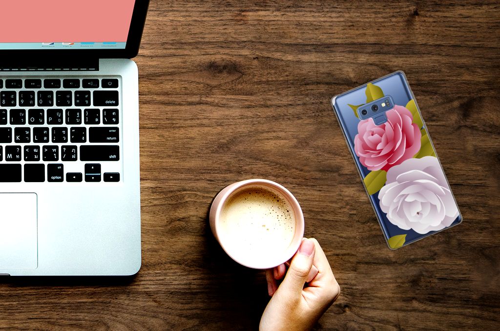 Samsung Galaxy Note 9 TPU Case Roses