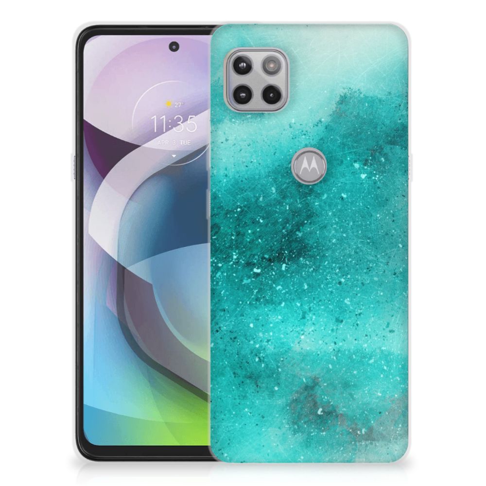 Hoesje maken Motorola Moto G 5G Painting Blue