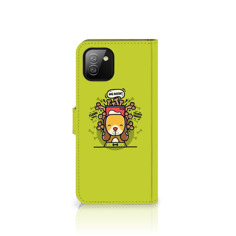 Samsung Galaxy A03 Leuk Hoesje Doggy Biscuit