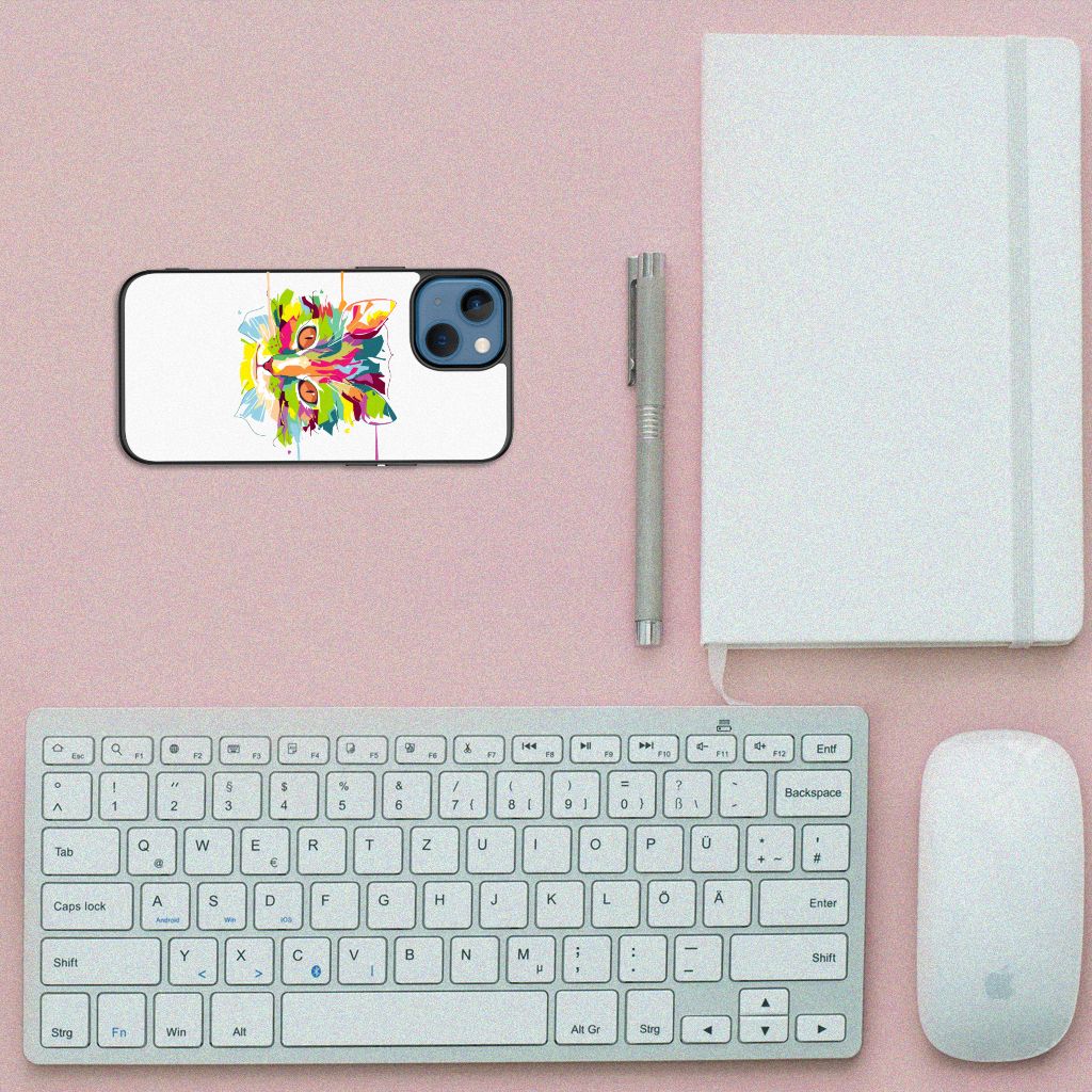Apple iPhone 13 mini Hoesje Cat Color B2C Telecom