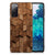 Grip Case voor Samsung Galaxy S20 Wooden Cubes