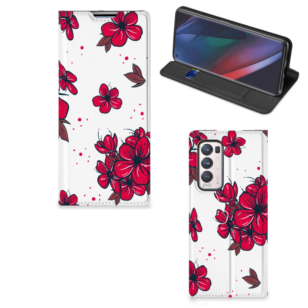 OPPO Find X3 Neo Smart Cover Blossom Red - B2C Telecom