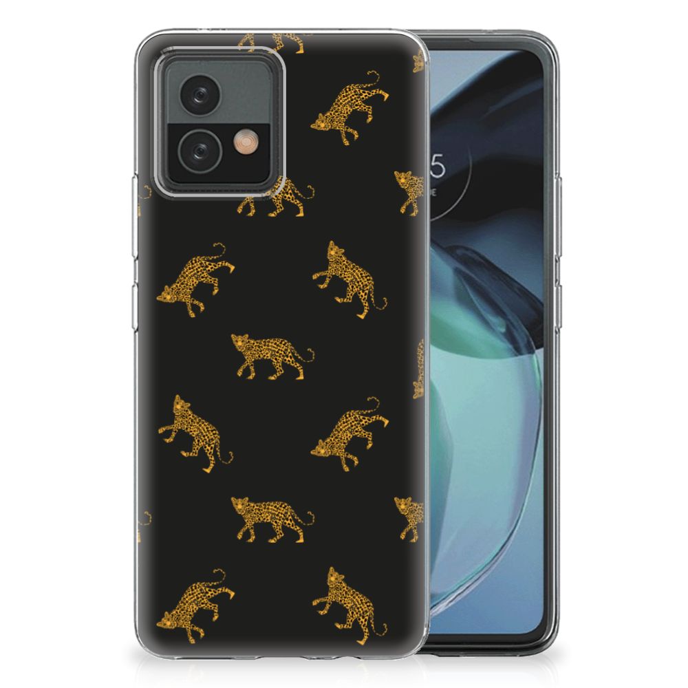 TPU Hoesje voor Motorola Moto G72 Leopards B2C Telecom