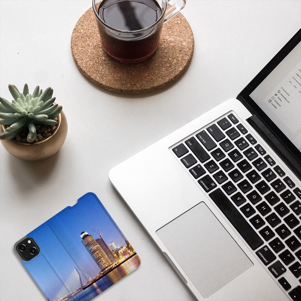 iPhone 13 Mini Book Cover Rotterdam - B2C Telecom