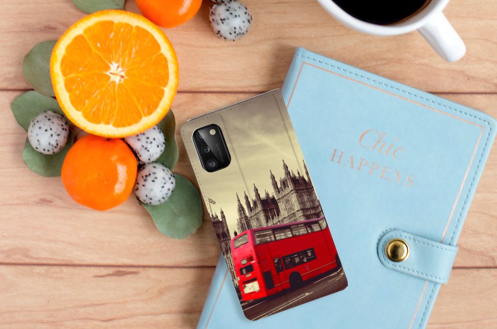 Samsung Galaxy A41 Book Cover Londen - B2C Telecom