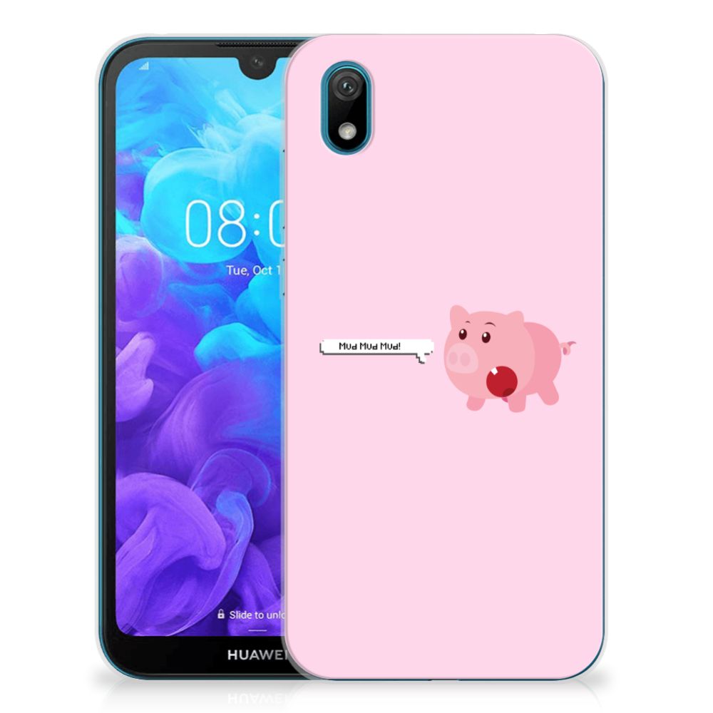 Huawei Y5 (2019) Telefoonhoesje met Naam Pig Mud