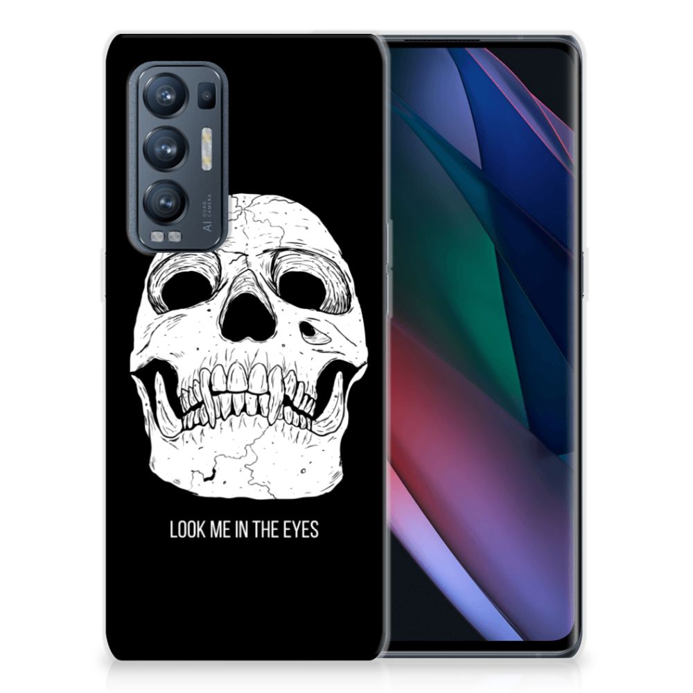 Silicone Back Case OPPO Find X3 Neo Skull Eyes B2C Telecom