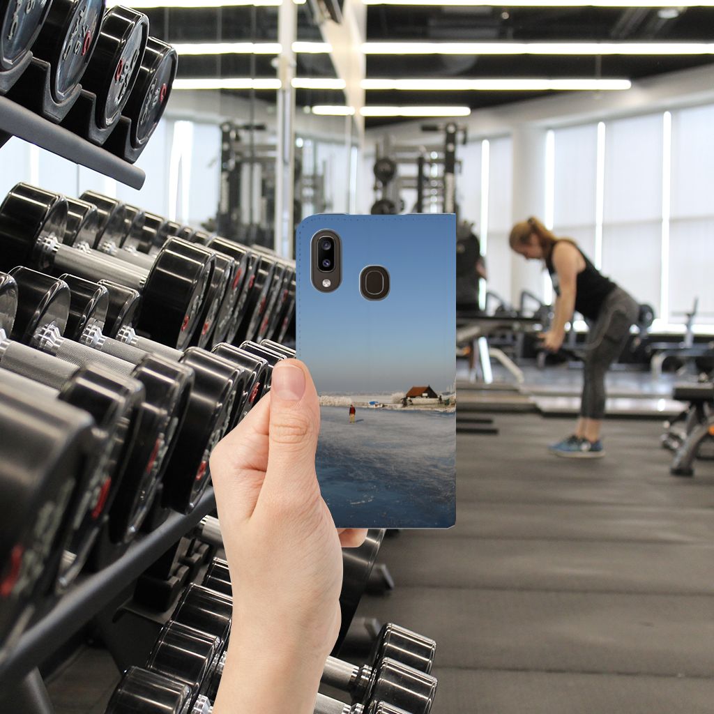 Samsung Galaxy A30 Book Cover Schaatsers