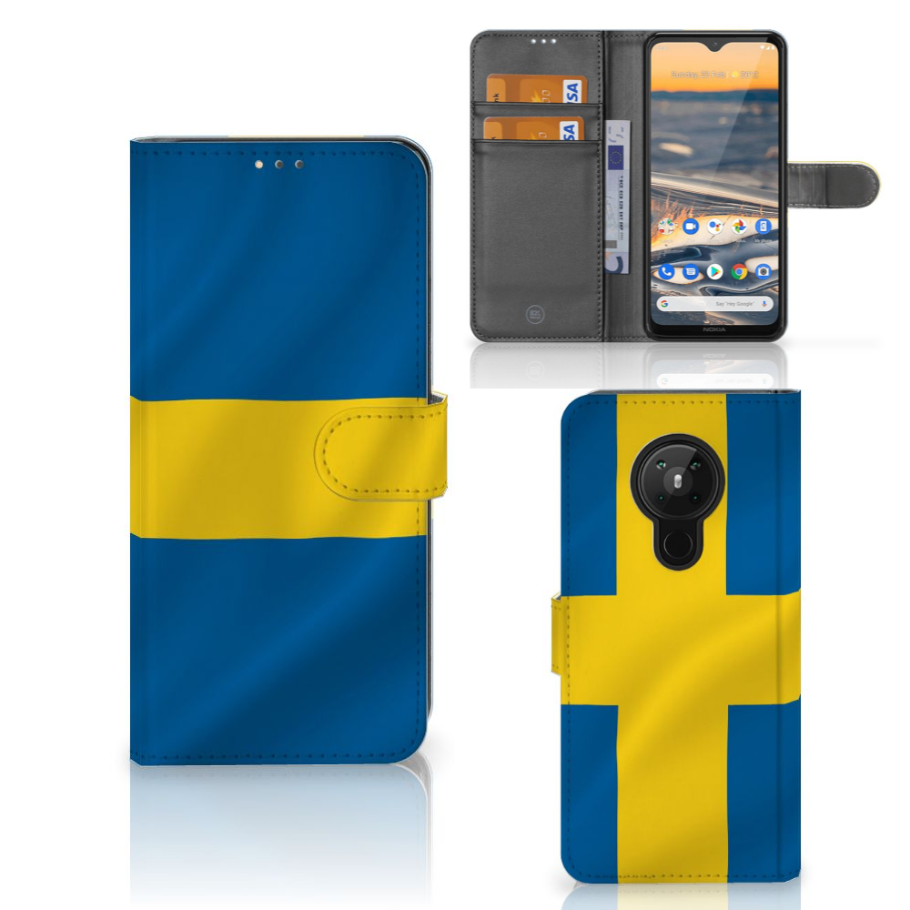 Nokia 5.3 Bookstyle Case Zweden