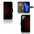 iPhone 13 Pro Telefoon Hoesje Geruit Rood met ruimte voor 3 pasjes, minimalistisch design.