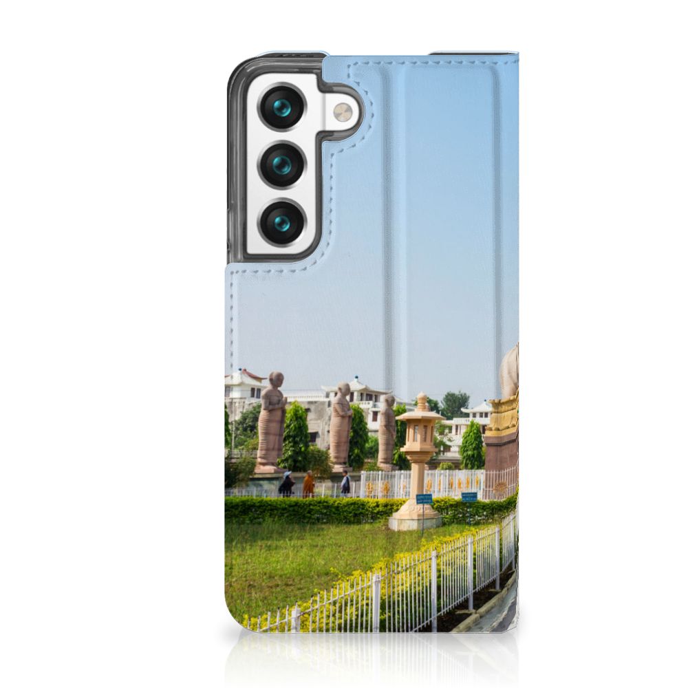 Samsung Galaxy S22 Book Cover Boeddha - B2C Telecom