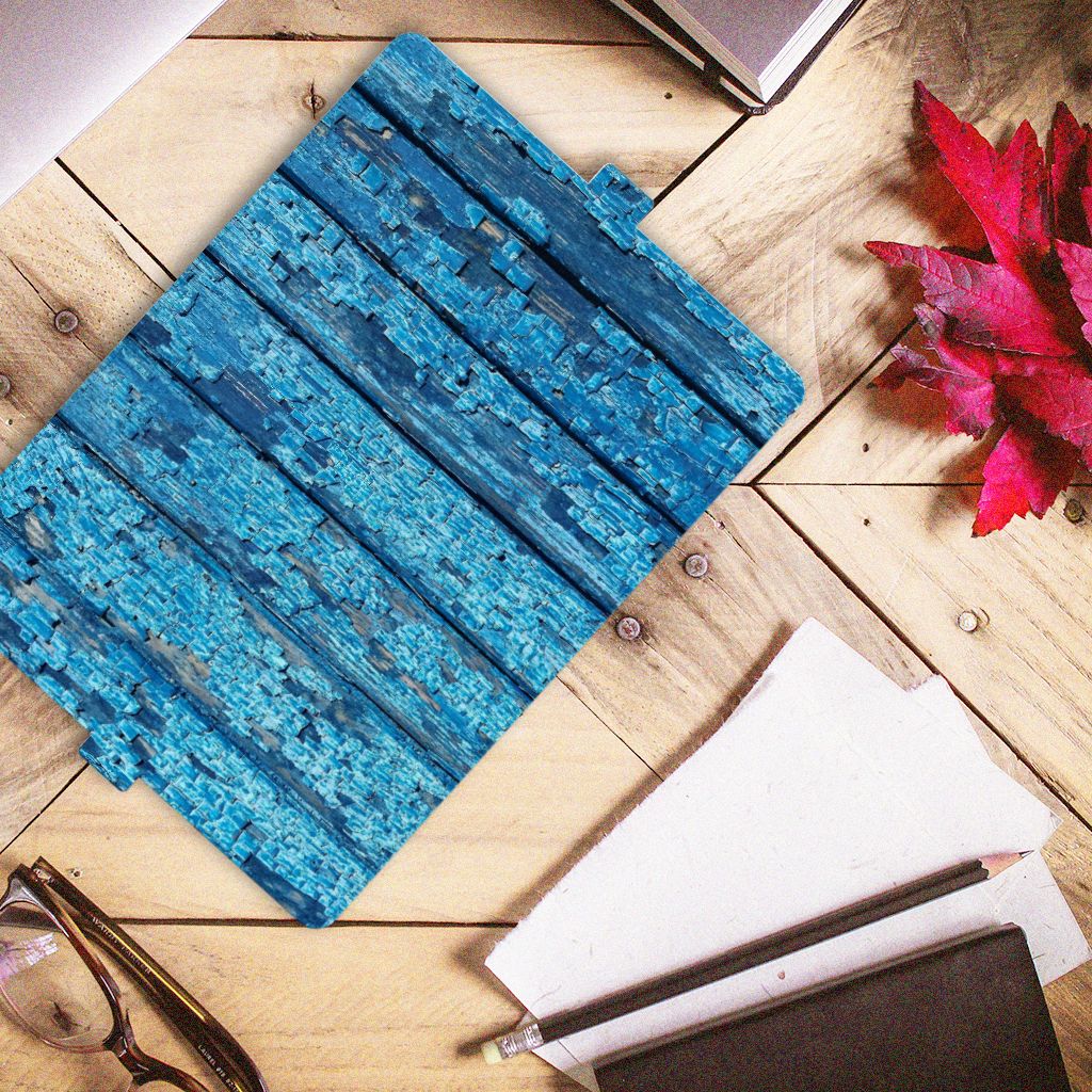 Lenovo Tab M10 Plus 3rd Gen 10.6 inch Tablet Book Cover Wood Blue