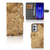 OnePlus Nord CE 2 Bookcase Marmer Creme met luxe marmerafwerking en ruimte voor pasjes.