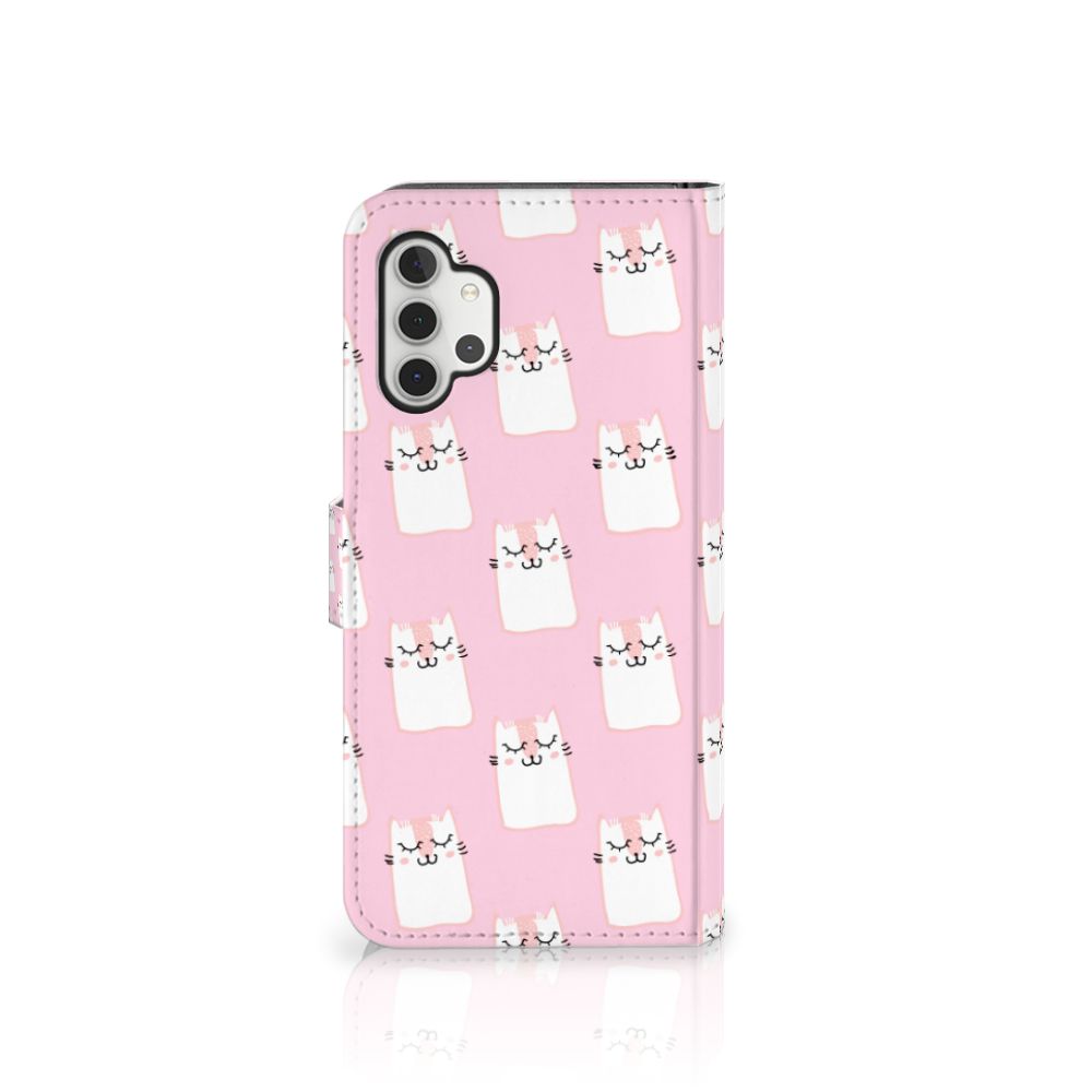 Samsung Galaxy A32 5G Telefoonhoesje met Pasjes Sleeping Cats