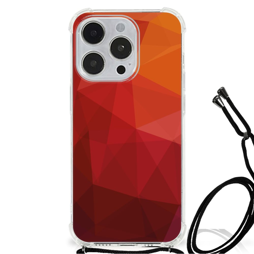 Shockproof Case voor iPhone 14 Pro Polygon Red B2C Telecom