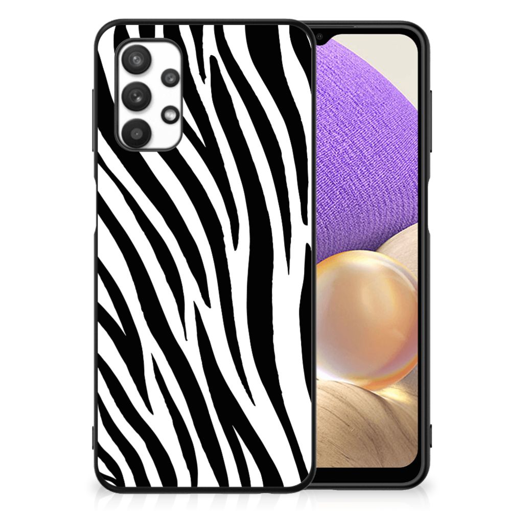 Samsung Galaxy A32 5G Dierenprint Telefoonhoesje Zebra